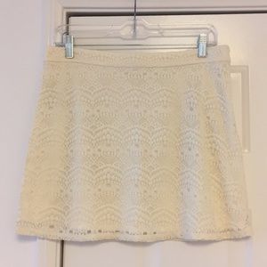 Creamy white lace skirt never worn!